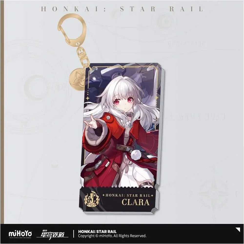 Honkai: Star Rail Charakter Acryl Schlüsselanhänger Clara 9 cm