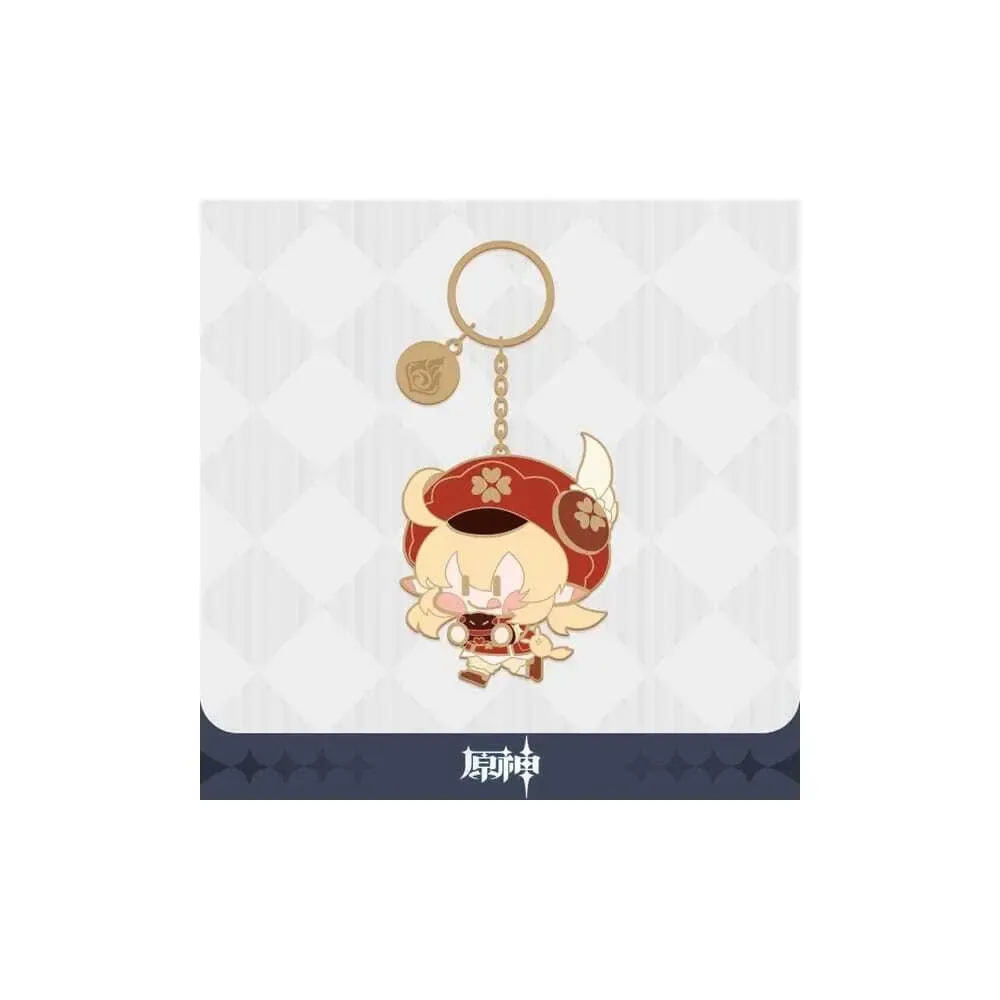 Genshin Impact Character Metall Schlüsselanhänger Klee