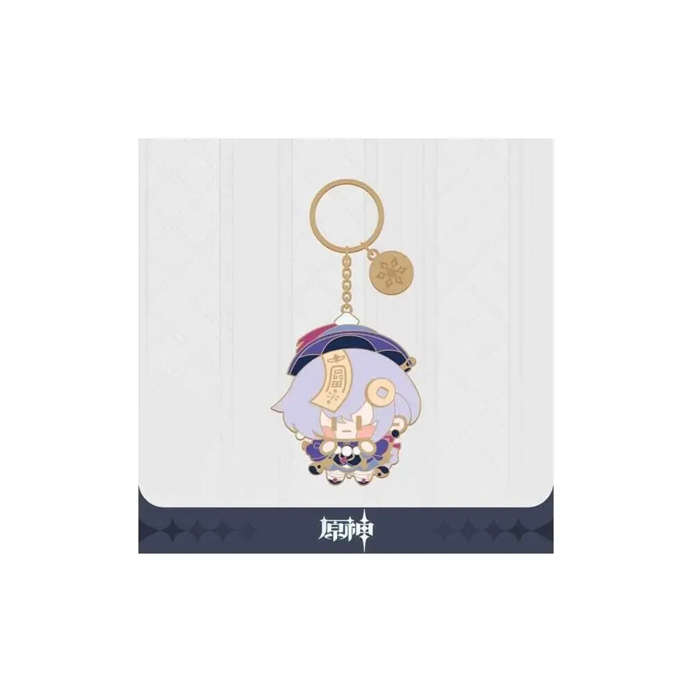 Genshin Impact Character Metall Schlüsselanhänger Qiqi