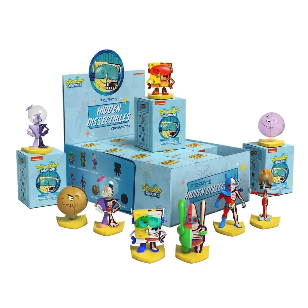 Spongebob Schwammkopf Blind Box Hidden Dissectibles Series 04 (Super ed.) Display (6)
