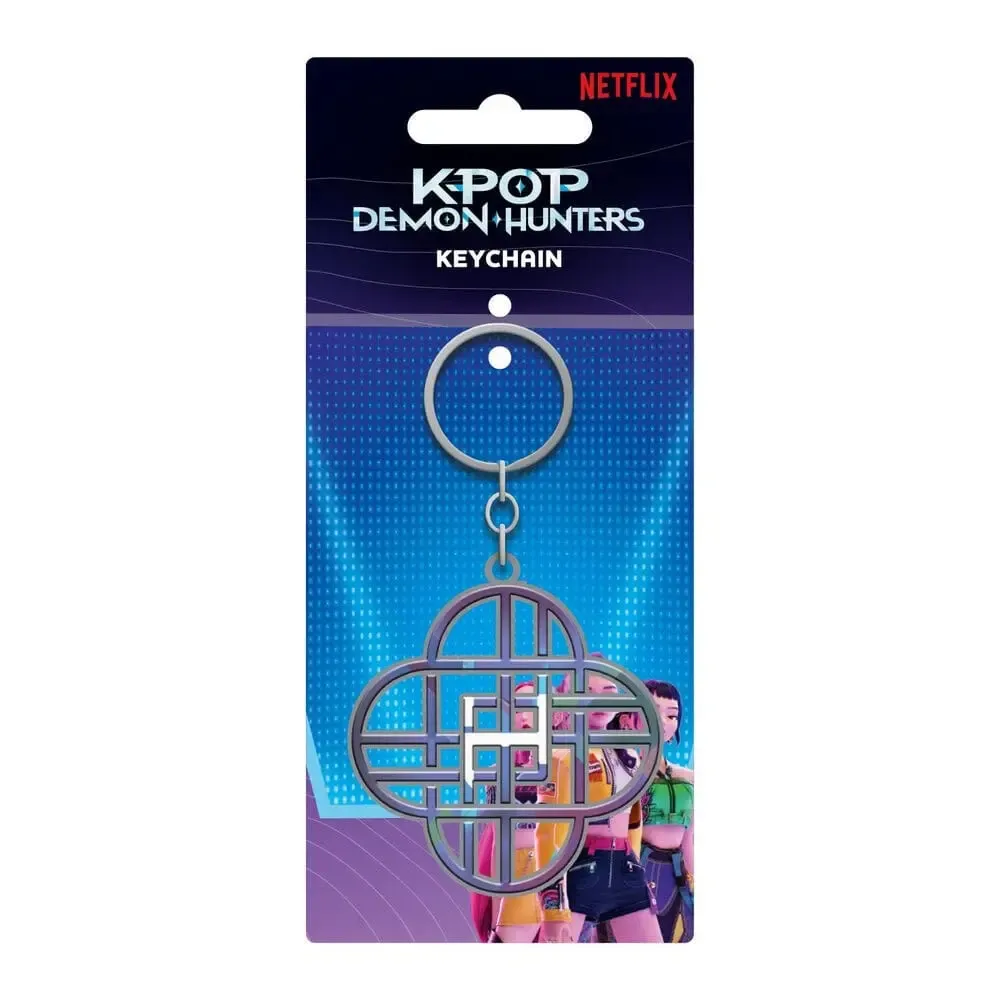 KPop Demon Hunters Metall Schlüsselanhänger Huntrix 