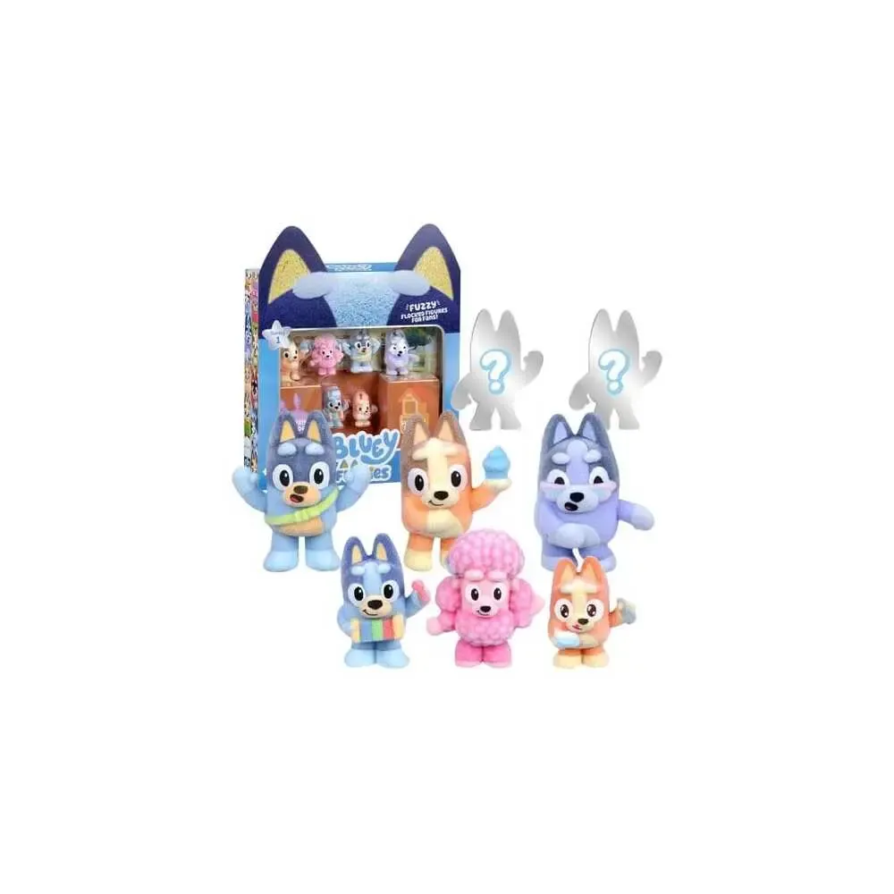 Bluey Fuzzies Deluxe Figuren-Pack