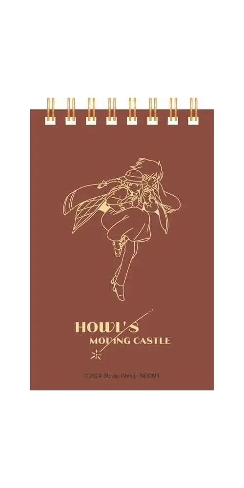 Das wandelnde Schloss Notizblock Sophie & Hauru 