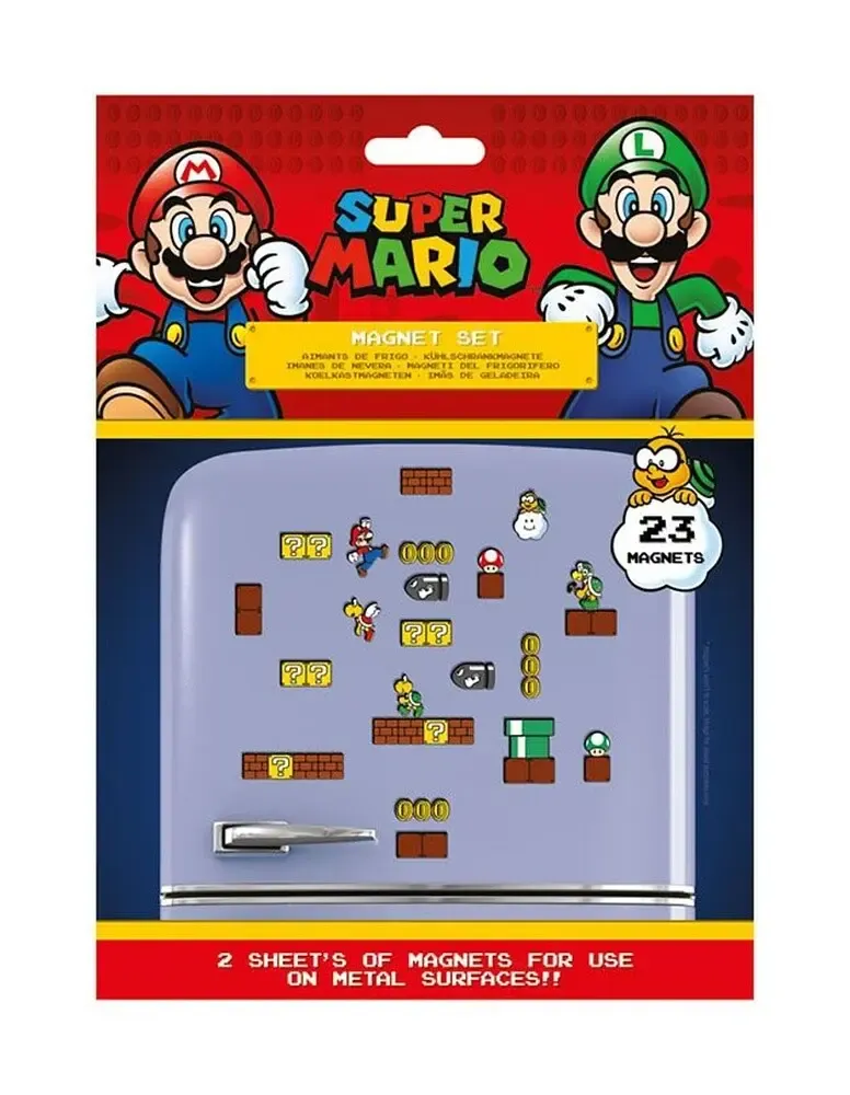 Super Mario Magnete Set Mushroom Kingdom 