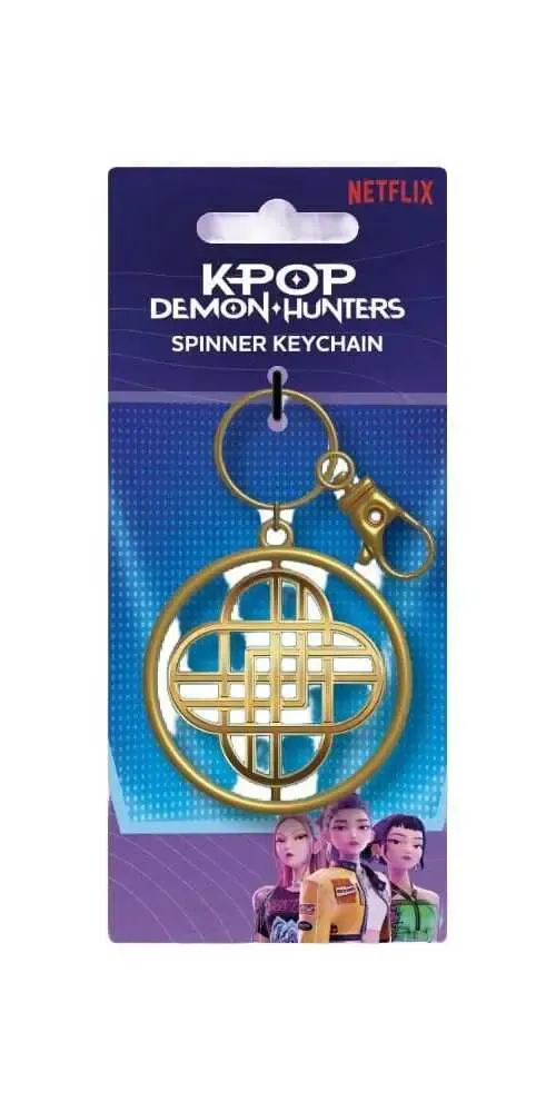 KPop Demon Hunters Spinner-Schlüsselanhänger Golden