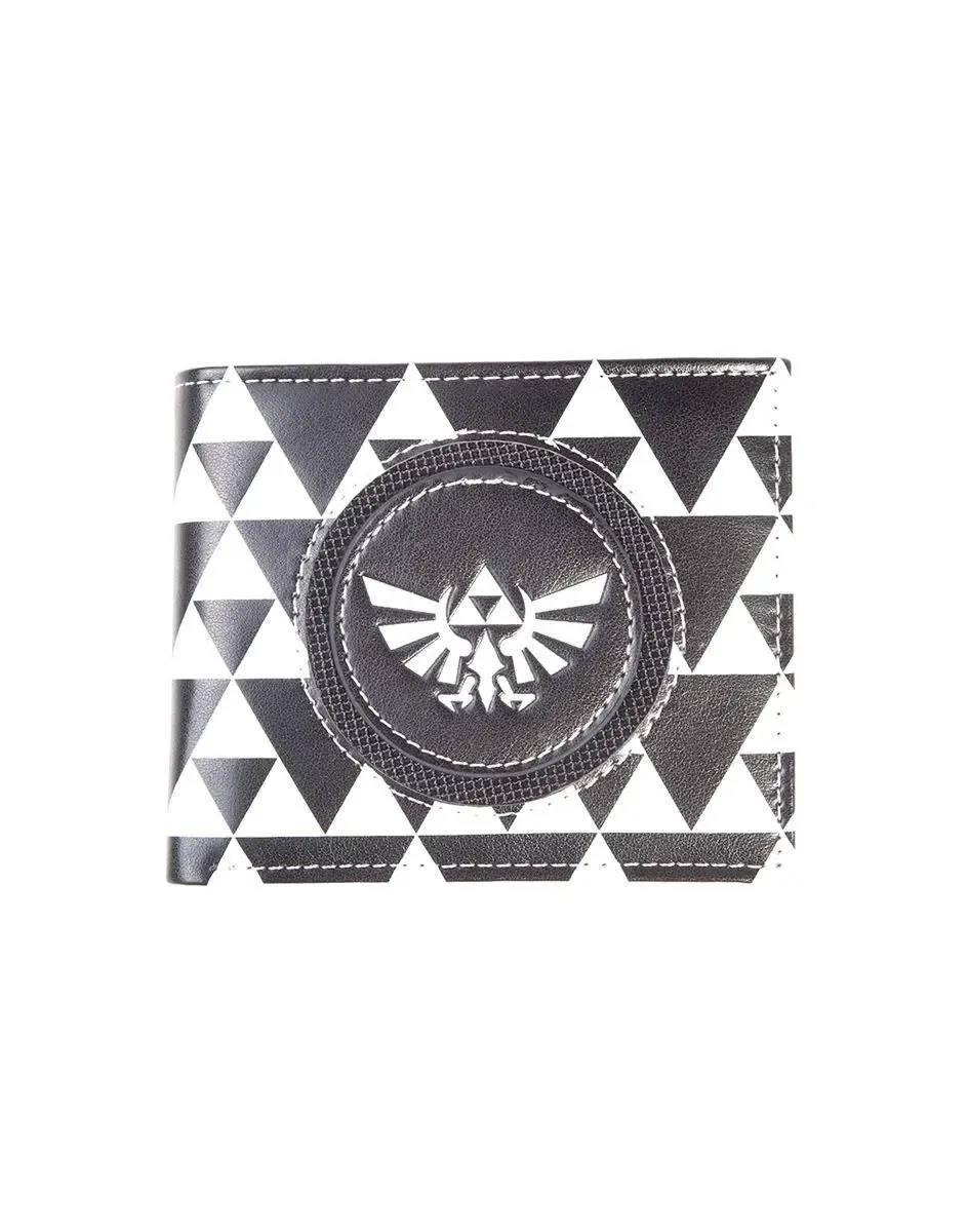The Legend of Zelda Geldbeutel Triforce Black & White