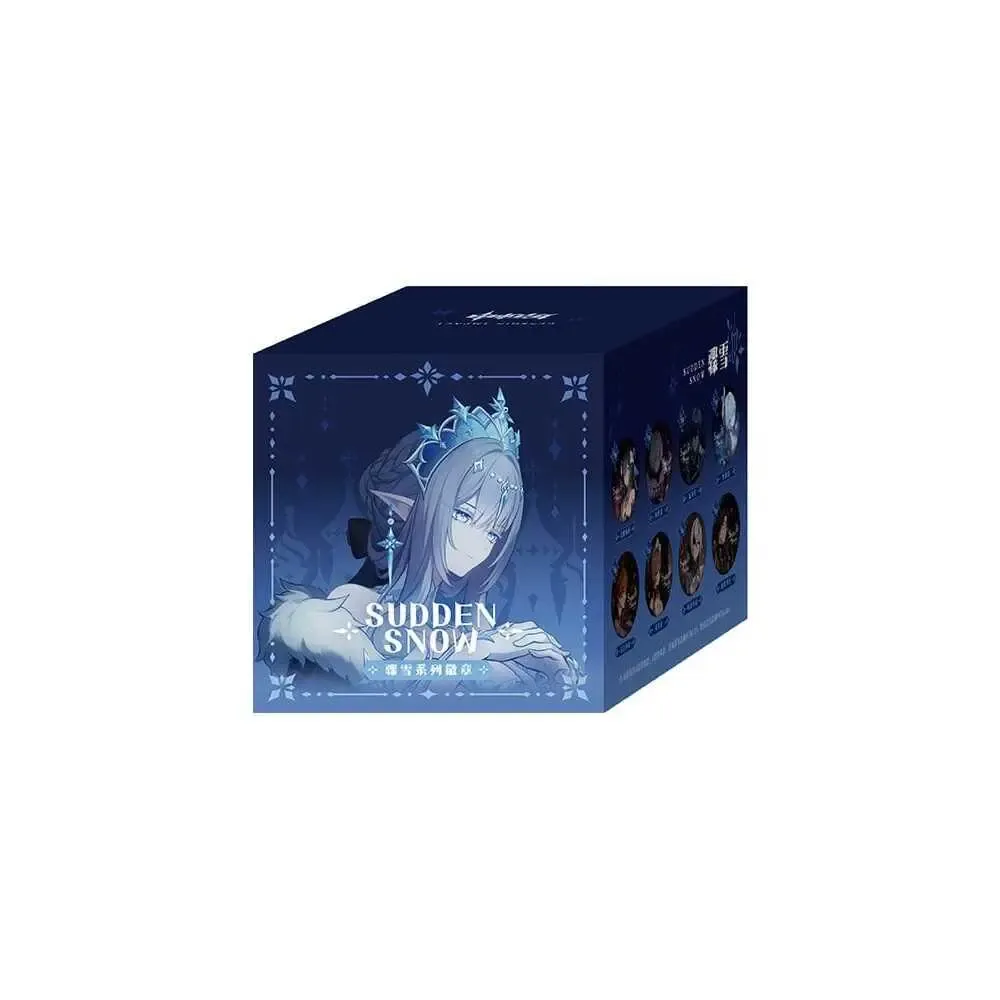 Genshin Impact Sudden Snow Series Ansteck-Pins 6 cm Blind Box Display (6)