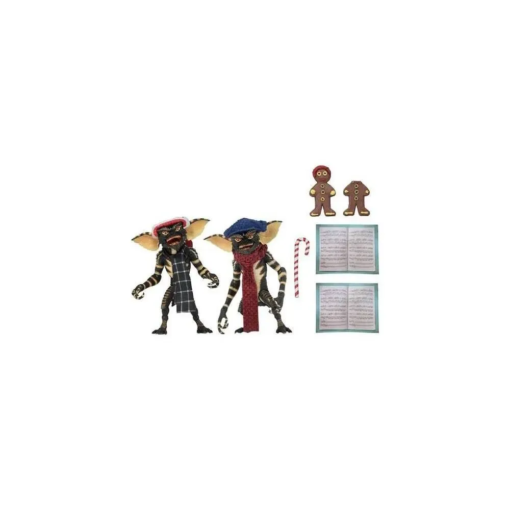 Gremlins Christmas Carol Winter Scene Set 1 Actionfiguren Doppelpack 15 cm