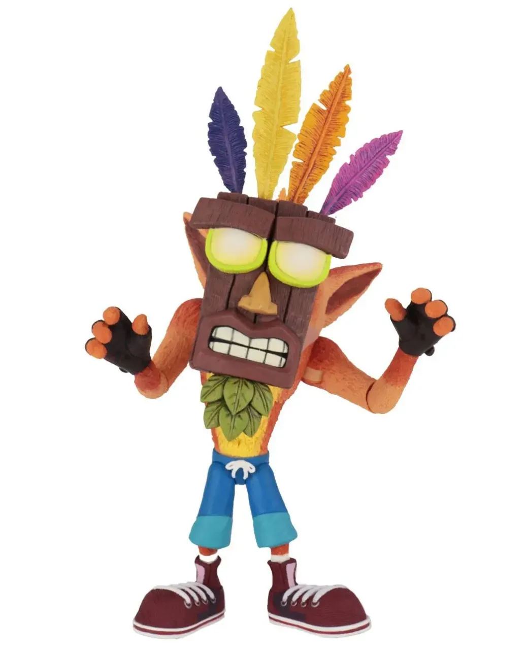 Crash Bandicoot Aku Aku Mask Ultra Deluxe Actionfigur 14 cm