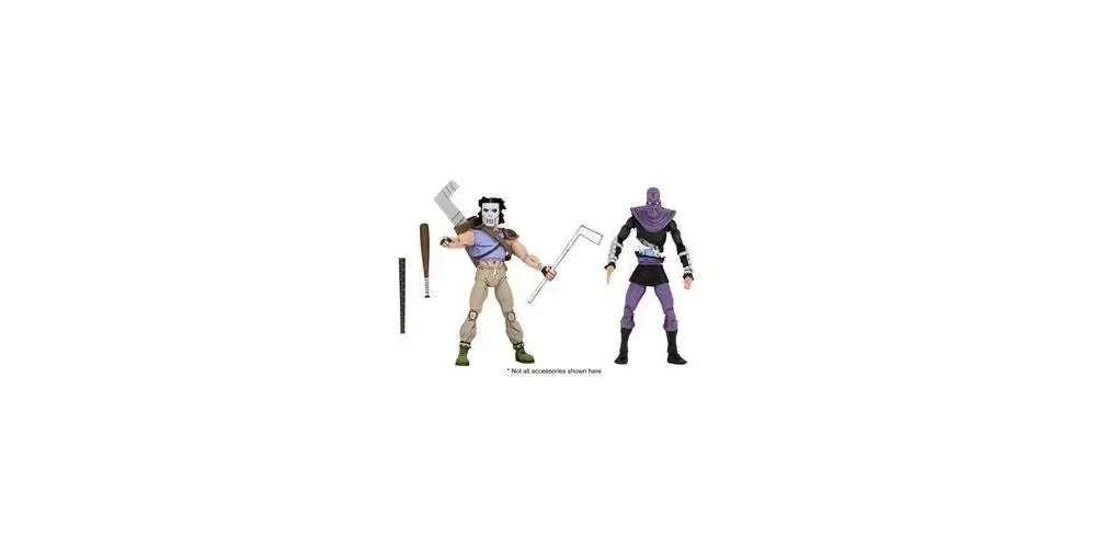 Teenage Mutant Ninja Turtles Casey Jones & Foot Soldier Actionfiguren Doppelpack 18 cm