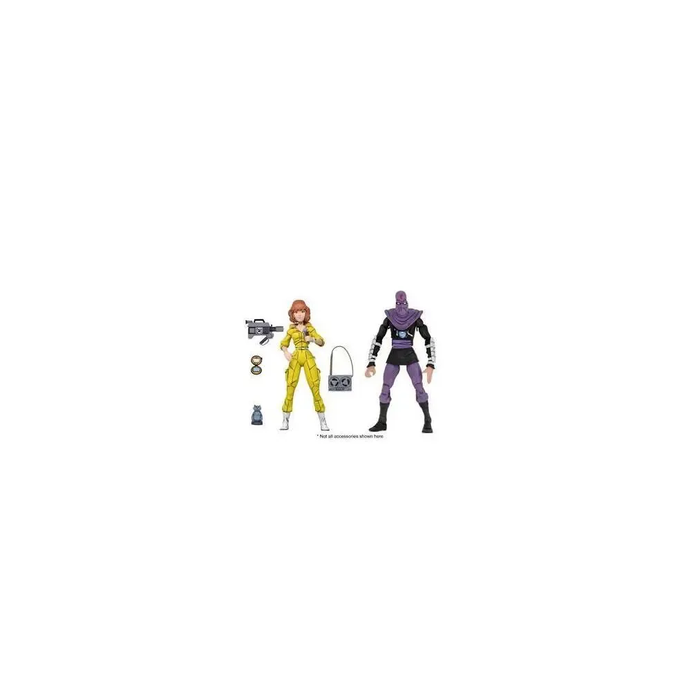 Teenage Mutant Ninja Turtles April O'Neil & Foot Soldier Actionfiguren Doppelpack 18 cm