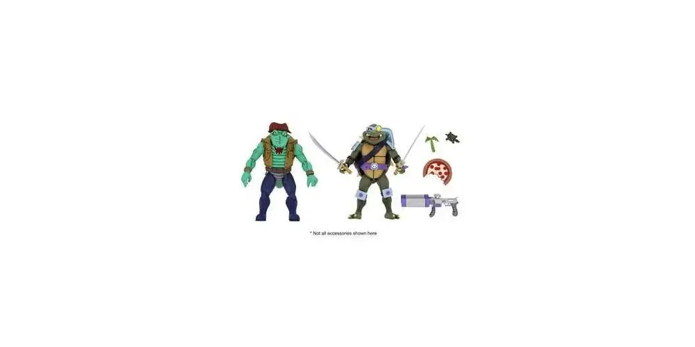 Teenage Mutant Ninja Turtles Leather Head & Slash Actionfiguren Doppelpack 18 cm