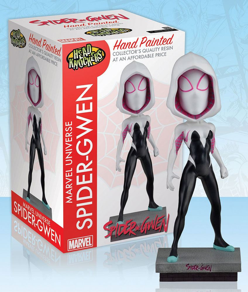 Marvel Comics Head Knocker Wackelkopf-Figur Spider-Gwen Classic Masked 20 cm