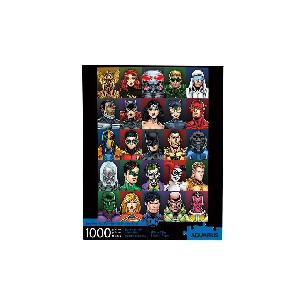 DC Comics Puzzle Faces (1000 Teile)