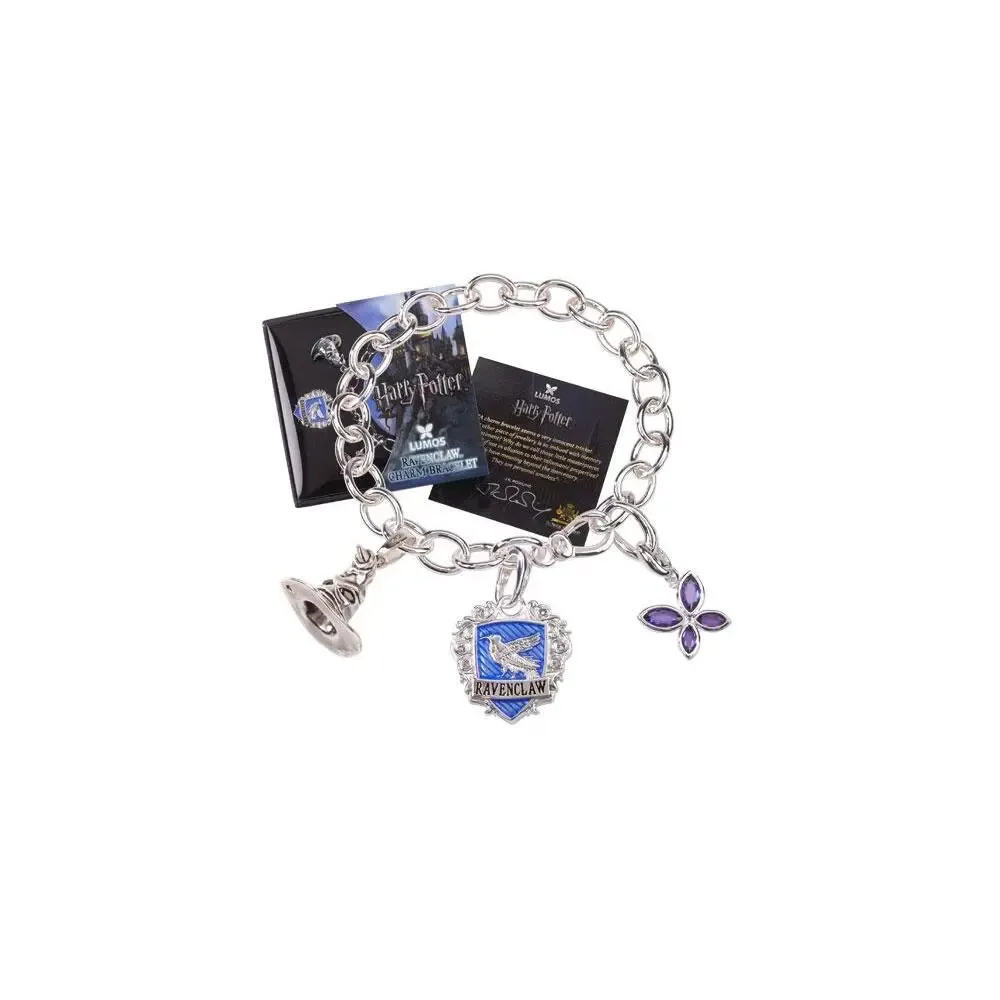 Harry Potter Bettelarmband Lumos Ravenclaw (versilbert)