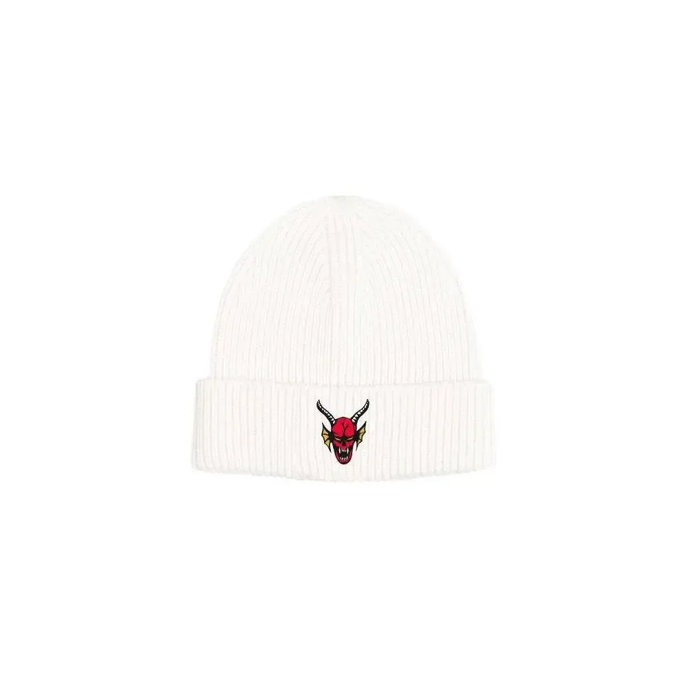 Stranger Things Beanie Hellfire White