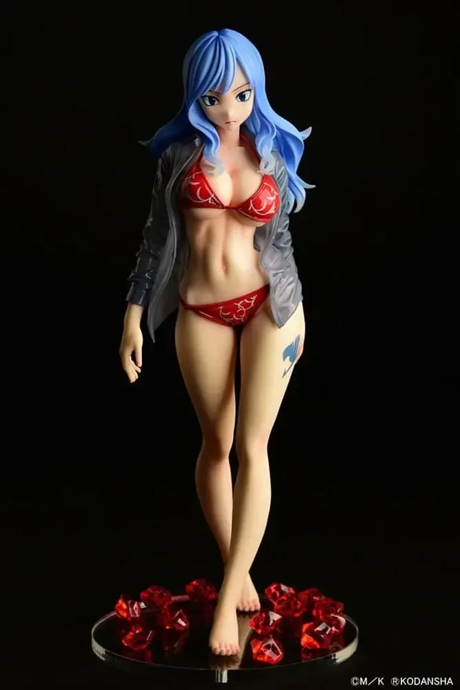 Fairy Tail Statue 1/6 Jubia Lokser Gravure_Stylesee-through wet shirt Red Bikini!! 25 cm