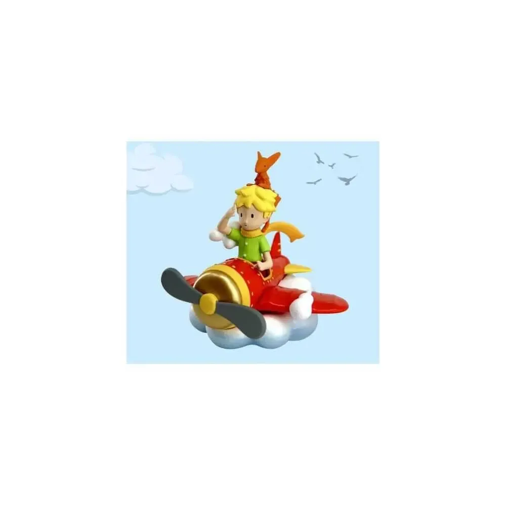 Der Kleine Prinz Figur Little Prince & Fox on the Plane 7 cm