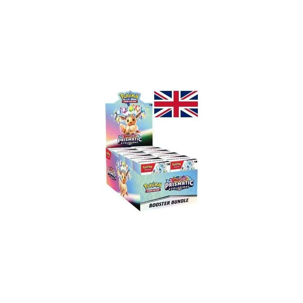 Pokémon Scarlet & Violet 8,5 Prismatic Evelutions Booster Bundle *Englische Version*