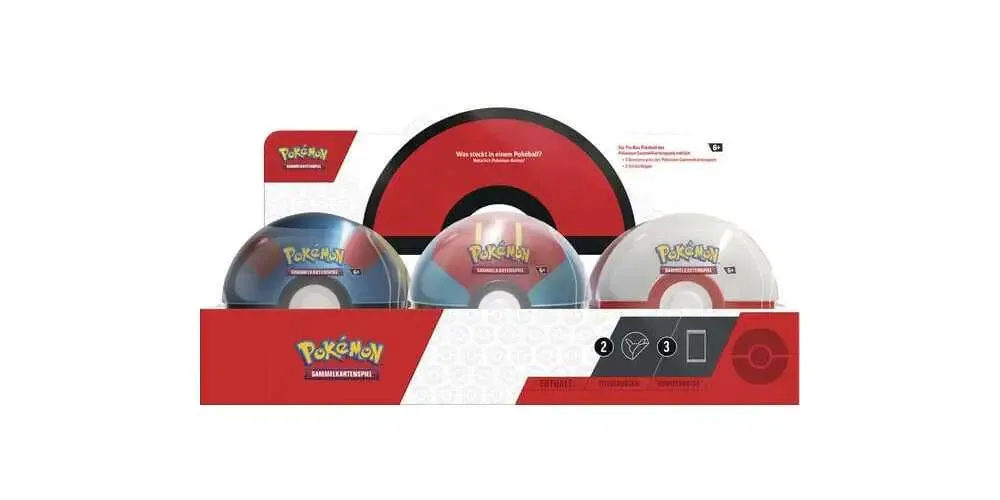 Pokémon TCG Pokeball Herbst 2023 Display (6) *Deutsche Version*