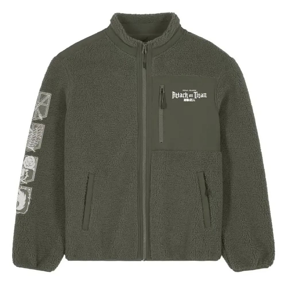 Attack On Titan Sherpa Jacke Logo