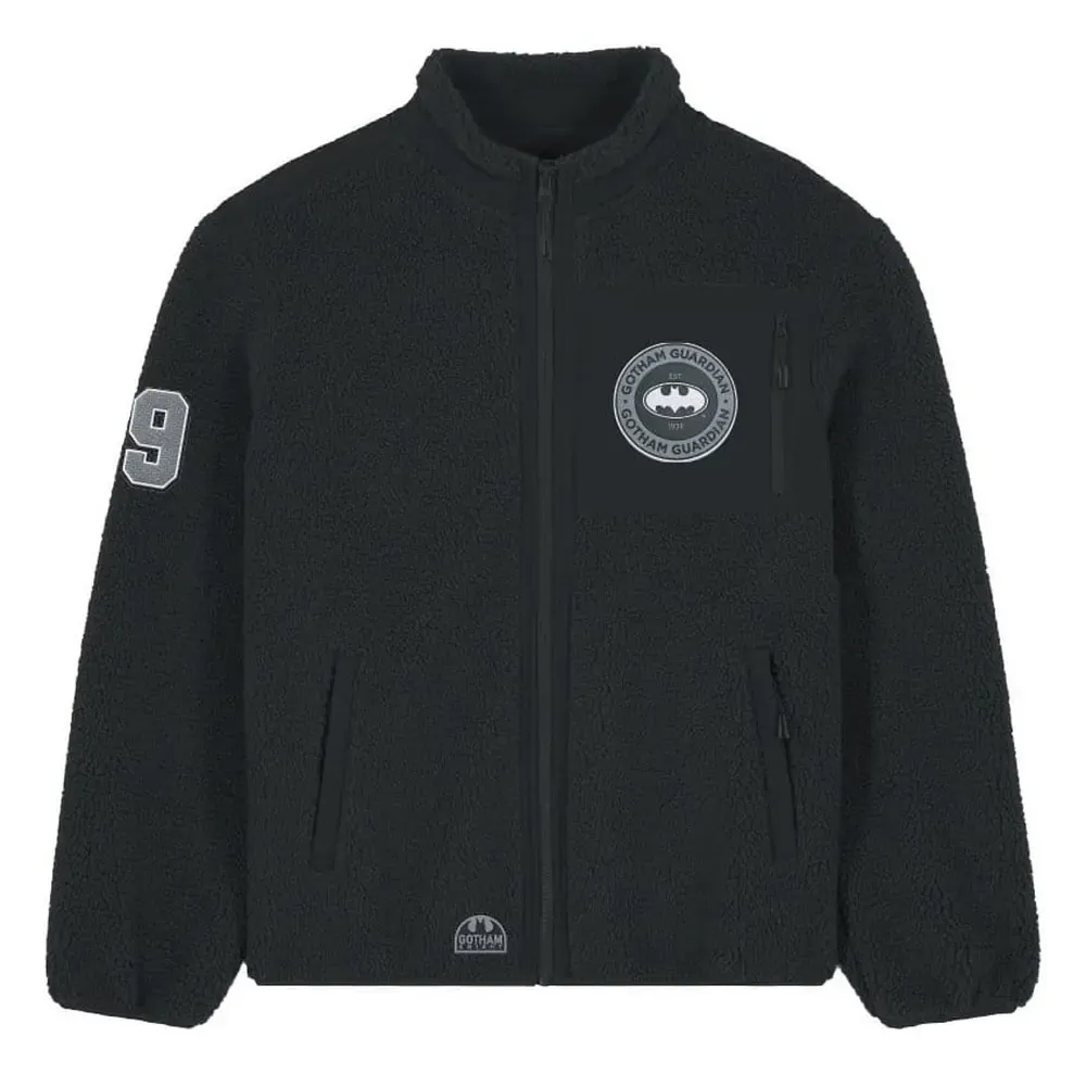 DC Comics Sherpa Jacke Batman Logo
