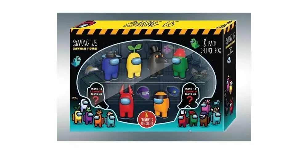 Among Us 8er-Pack Crewmates Deluxe Box Mini-Figuren