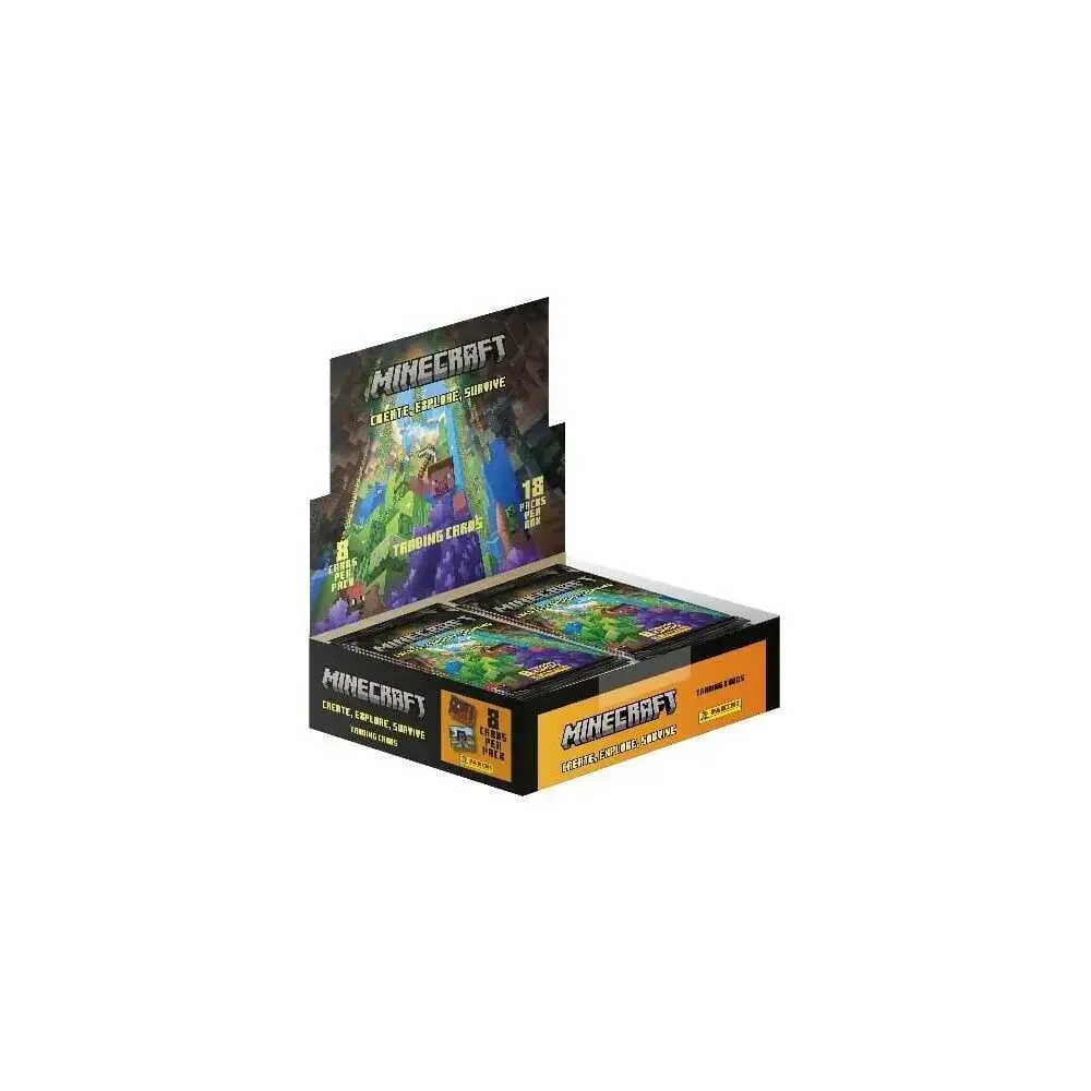 Minecraft - Create, Explore, Survive Trading Cards Flow Packs Display (18) *Deutsche Version*