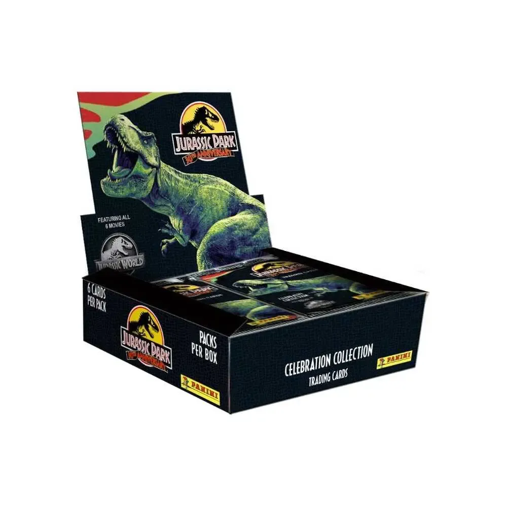 Jurassic Park 30th Anniversary Trading Cards Celebration Collection Flow Packs Display (24)