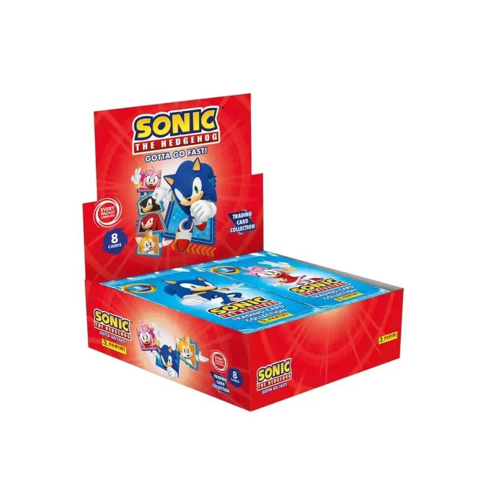Sonic The Hedgehog - Gotta Go Fast! - Trading Cards Flow Packs Display (18)