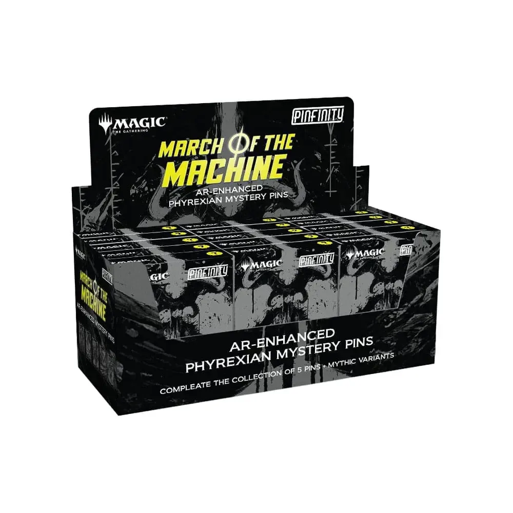 Magic: The Gathering Ansteck-Pins Blind Box Phyrexian Mystery March of the Machine Sortiment (15)