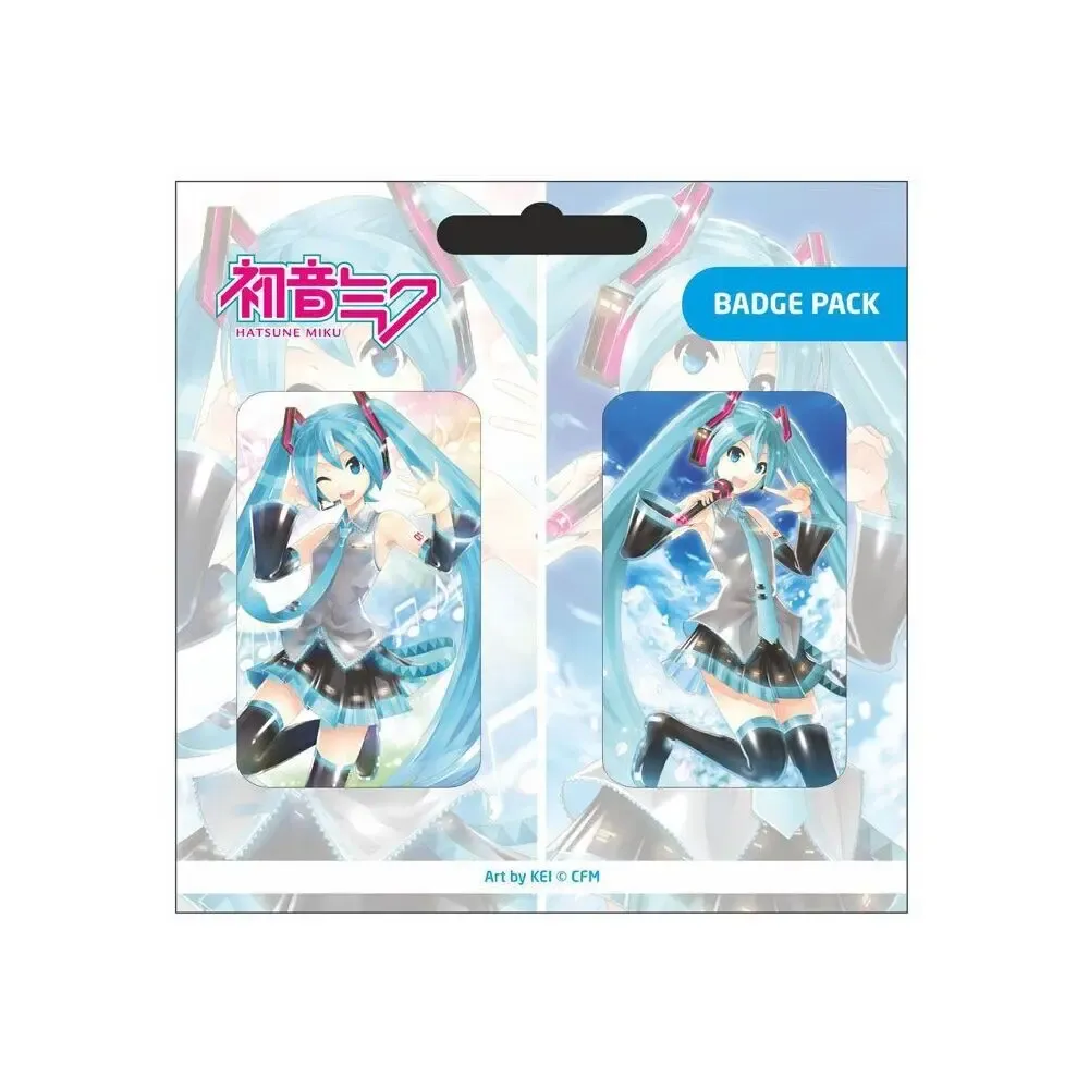 Hatsune Miku Ansteck-Buttons Doppelpack Set A 