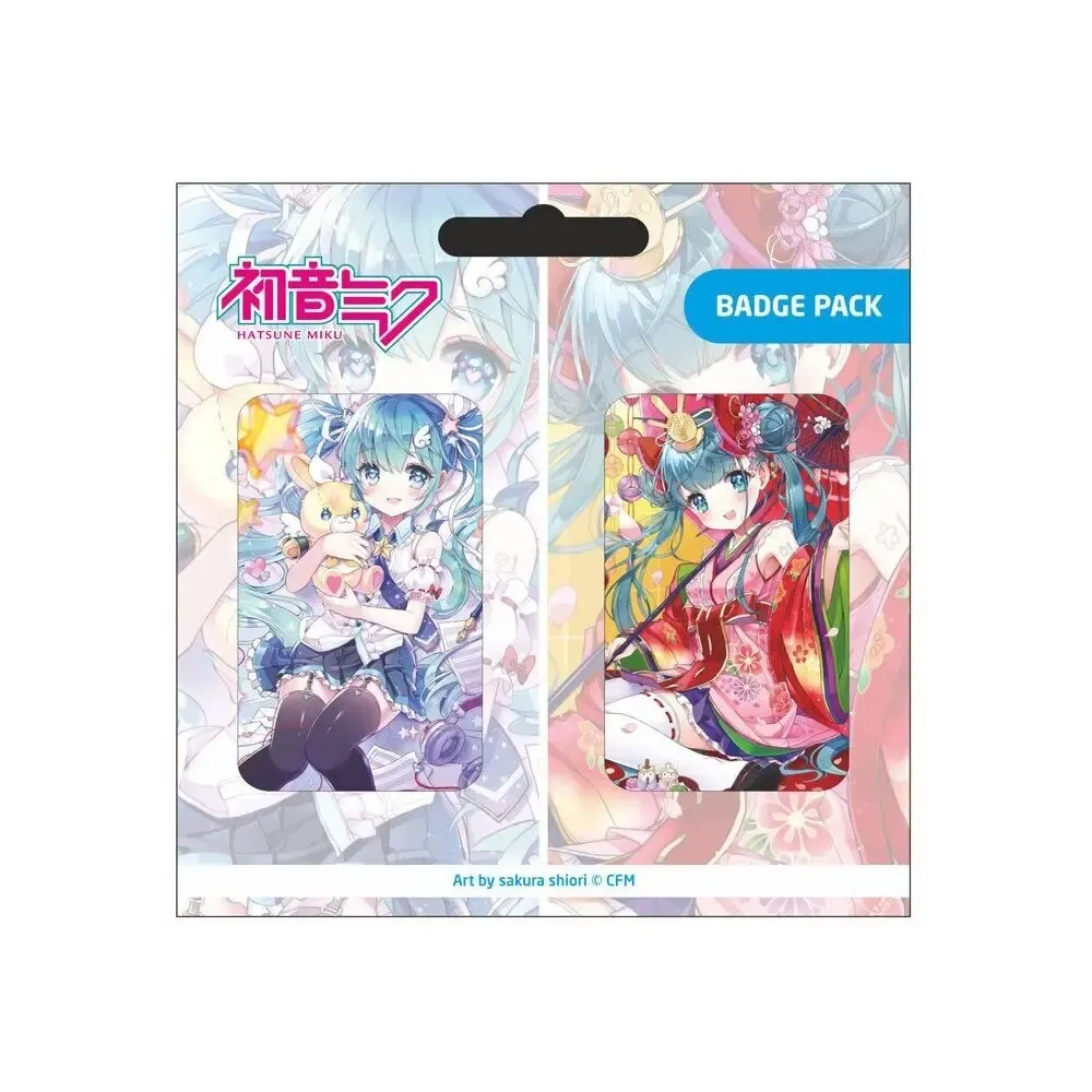 Hatsune Miku Ansteck-Buttons Doppelpack Set B   