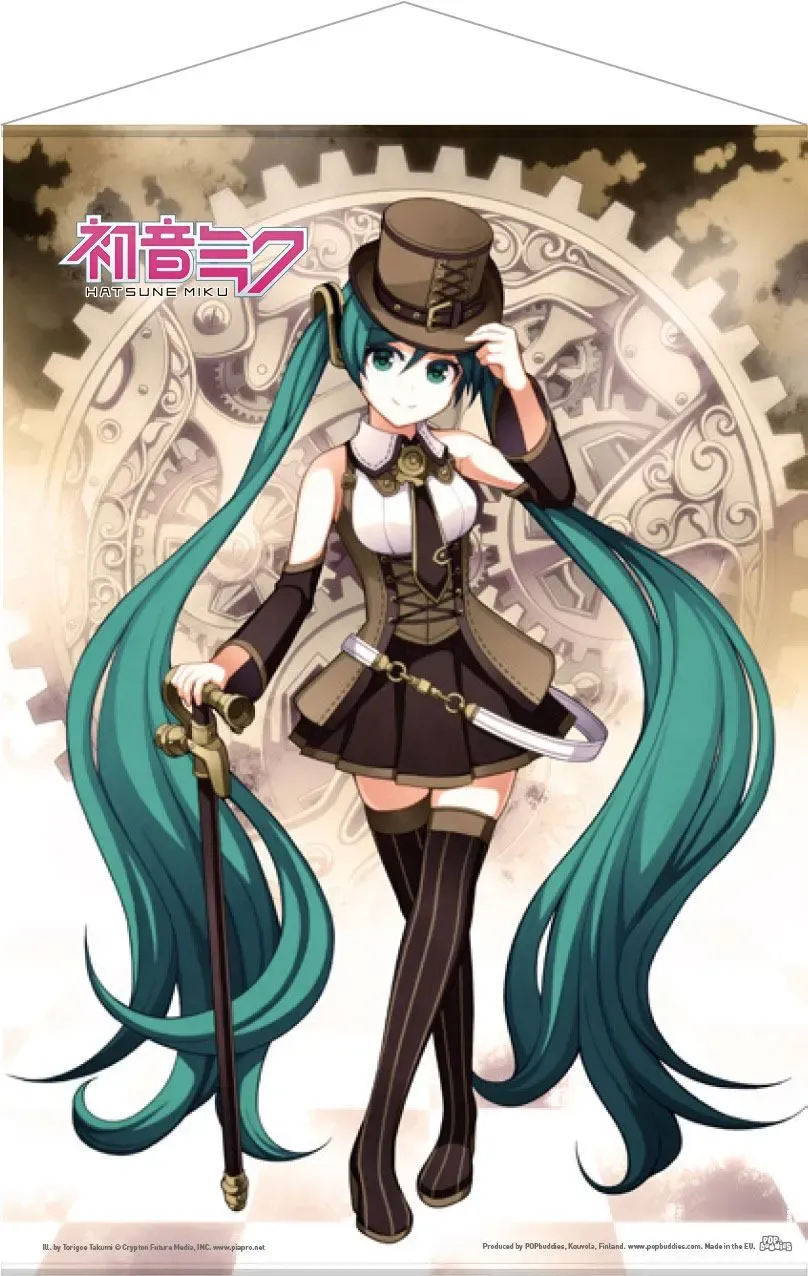 Hatsune Miku Wandrolle Steampunk Miku 50 x 70 cm