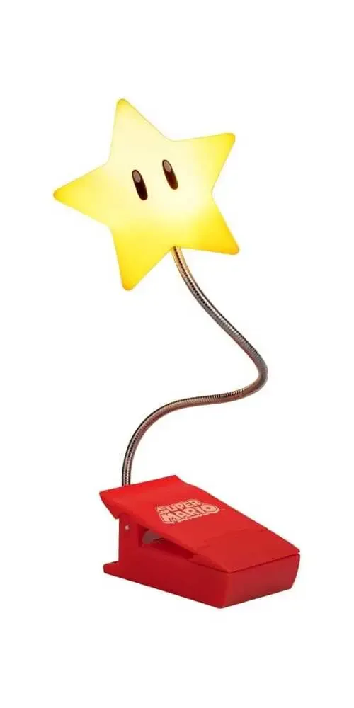 Super Mario Leuchte Super Star Clip 33 cm