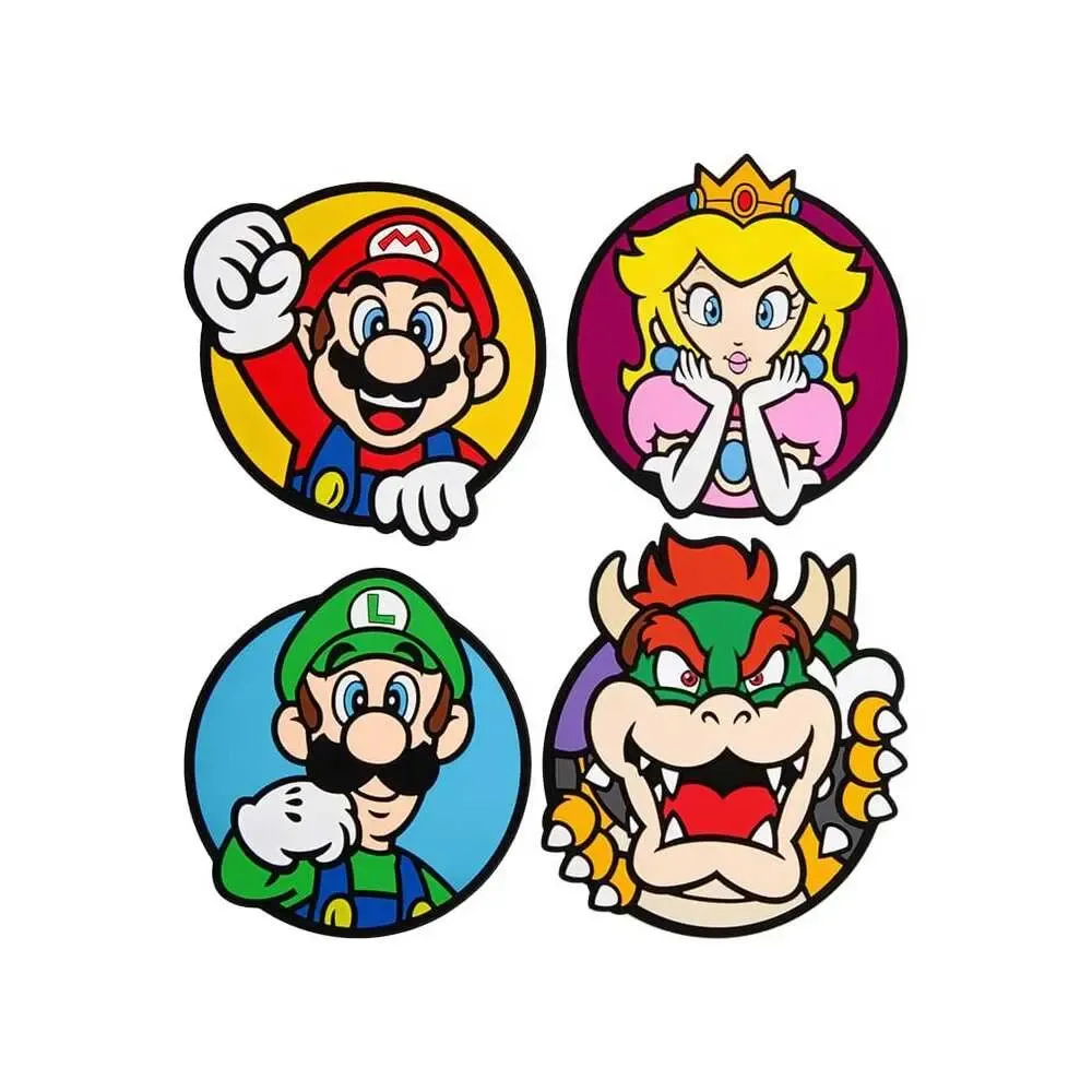 Super Mario Untersetzer 4er-Pack