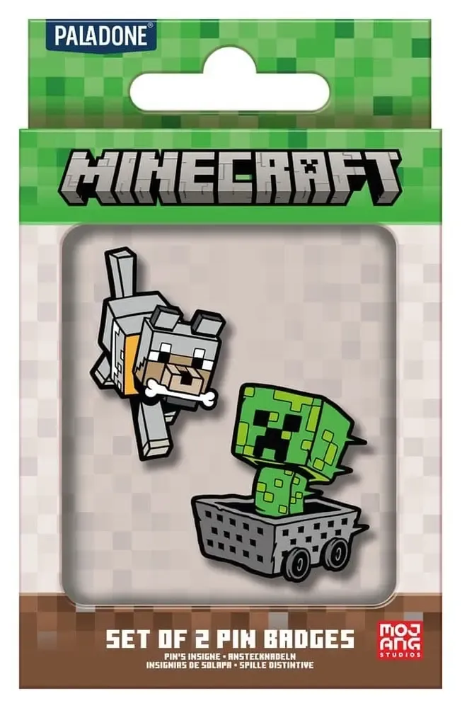 Minecraft Ansteck-Pin 2er-Pack