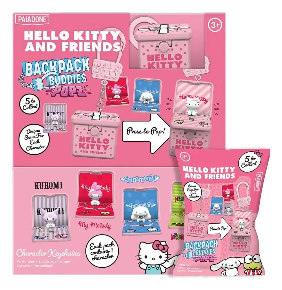 Sanrio Friends Popz Backpack Buddies Blind Box Sortiment Hello Kitty (24)