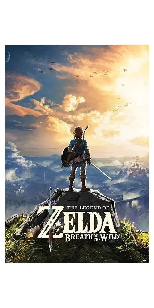 Legend of Zelda Breath of the Wild Poster Set Sunset 61 x 91 cm (5)
