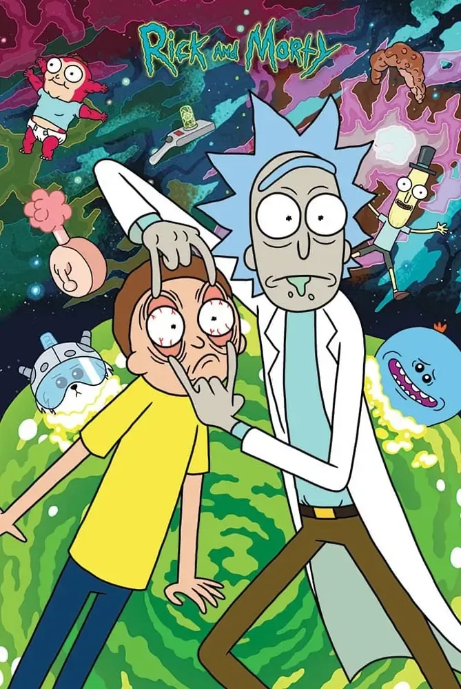 Rick and Morty Poster Set Watch 61 x 91 cm (4)