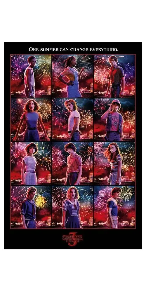Stranger Things Poster Set Character Montage S3 61 x 91 cm (5)