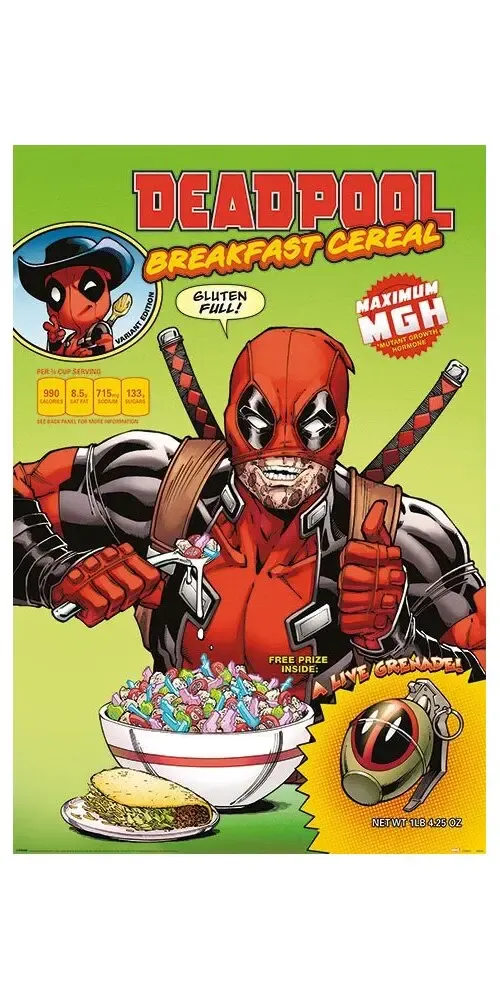 Dead Pool Poster Set Cereal 61 x 91 cm (5)