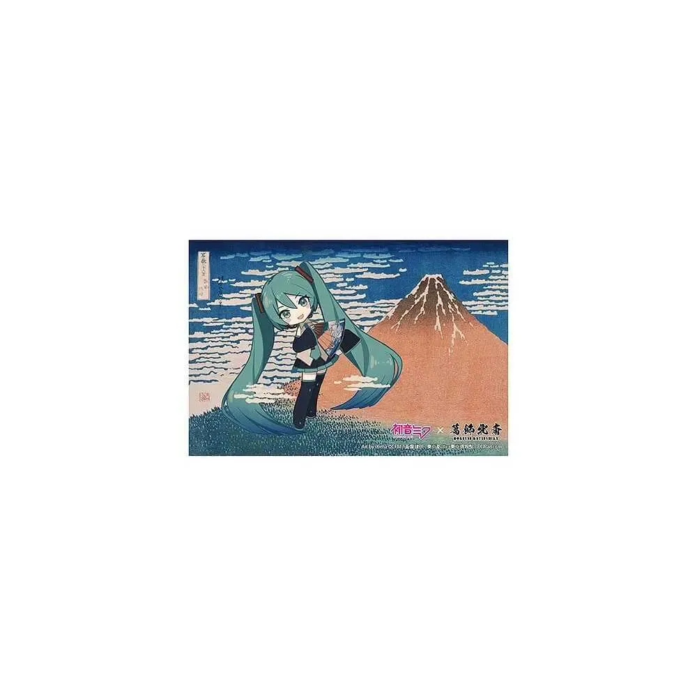 Hatsune Miku x Katsushika Hokusai iXima Postcard Fine Wind, Clear Morning (Chibi Character) (10)