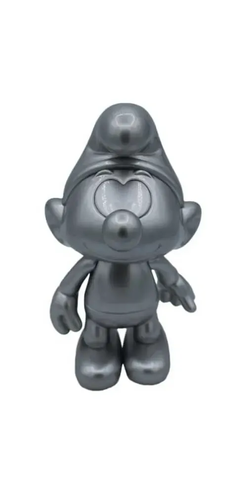 Die Schlümpfe Vinyl Figur Schlumpf Silber 19 cm