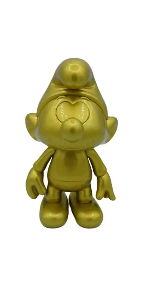 Die Schlümpfe Vinyl Figur Schlumpf Gold 19 cm