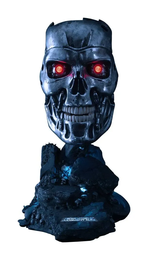 Terminator T-800 Endoskelett Maske Replik 46 cm