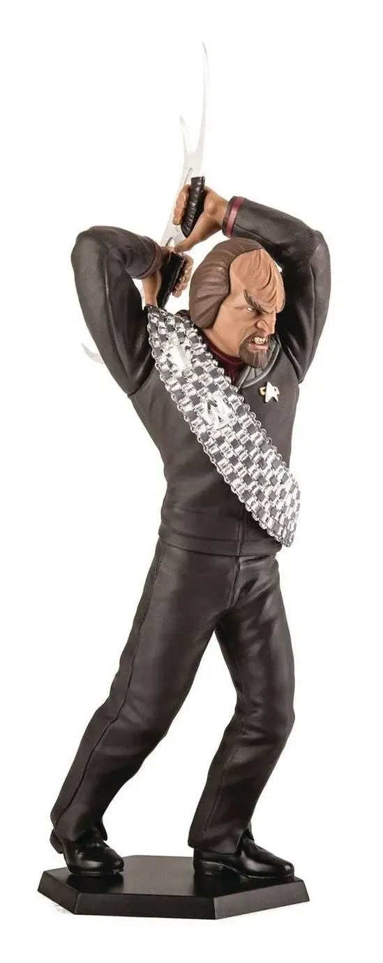 Star Trek Lt. Commander Worf Mini Master Figur 1/12 Latinum Edition 15 cm