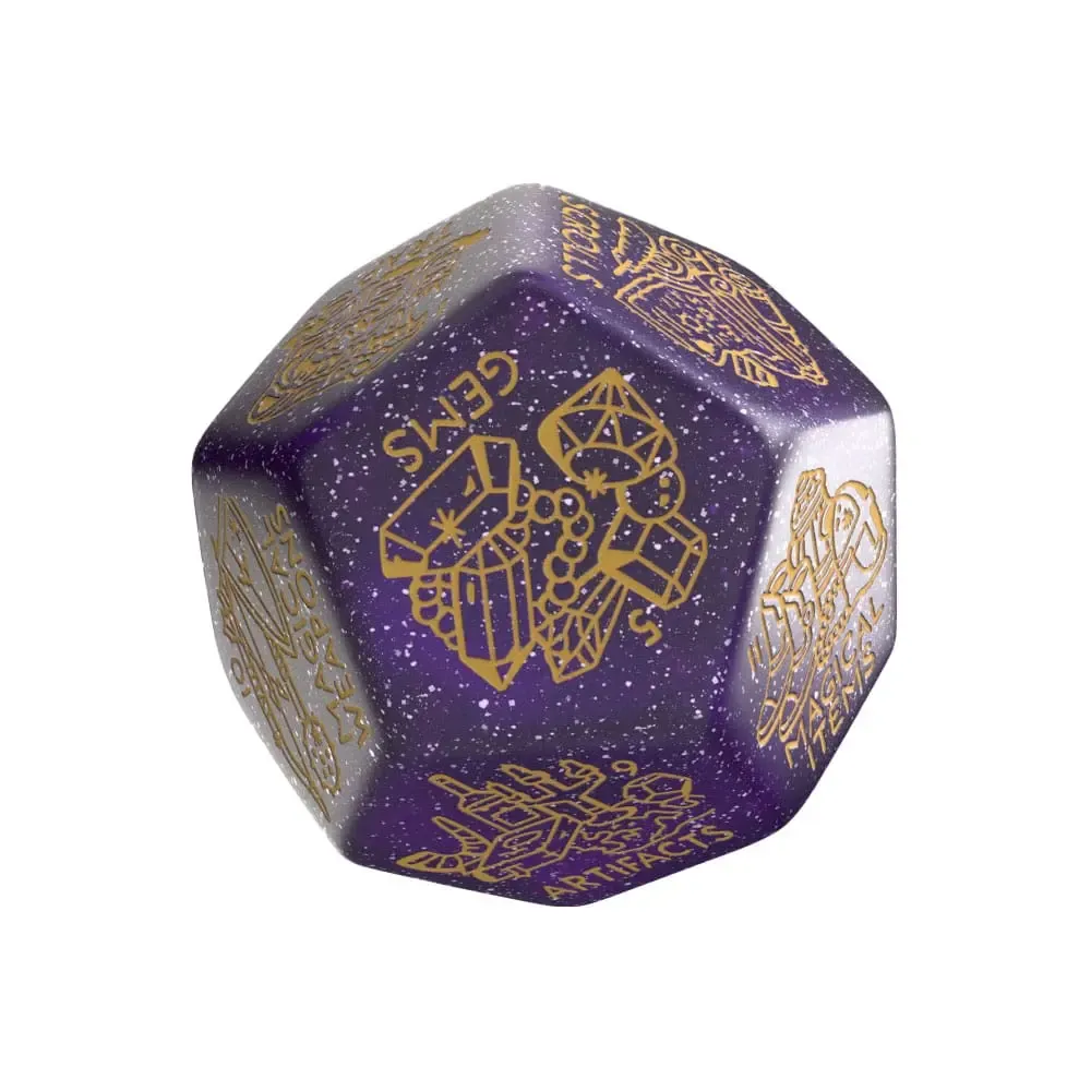 Viridian Würfel Jumbo Würfel Treasure Generator Die D12 Shimmering Purple