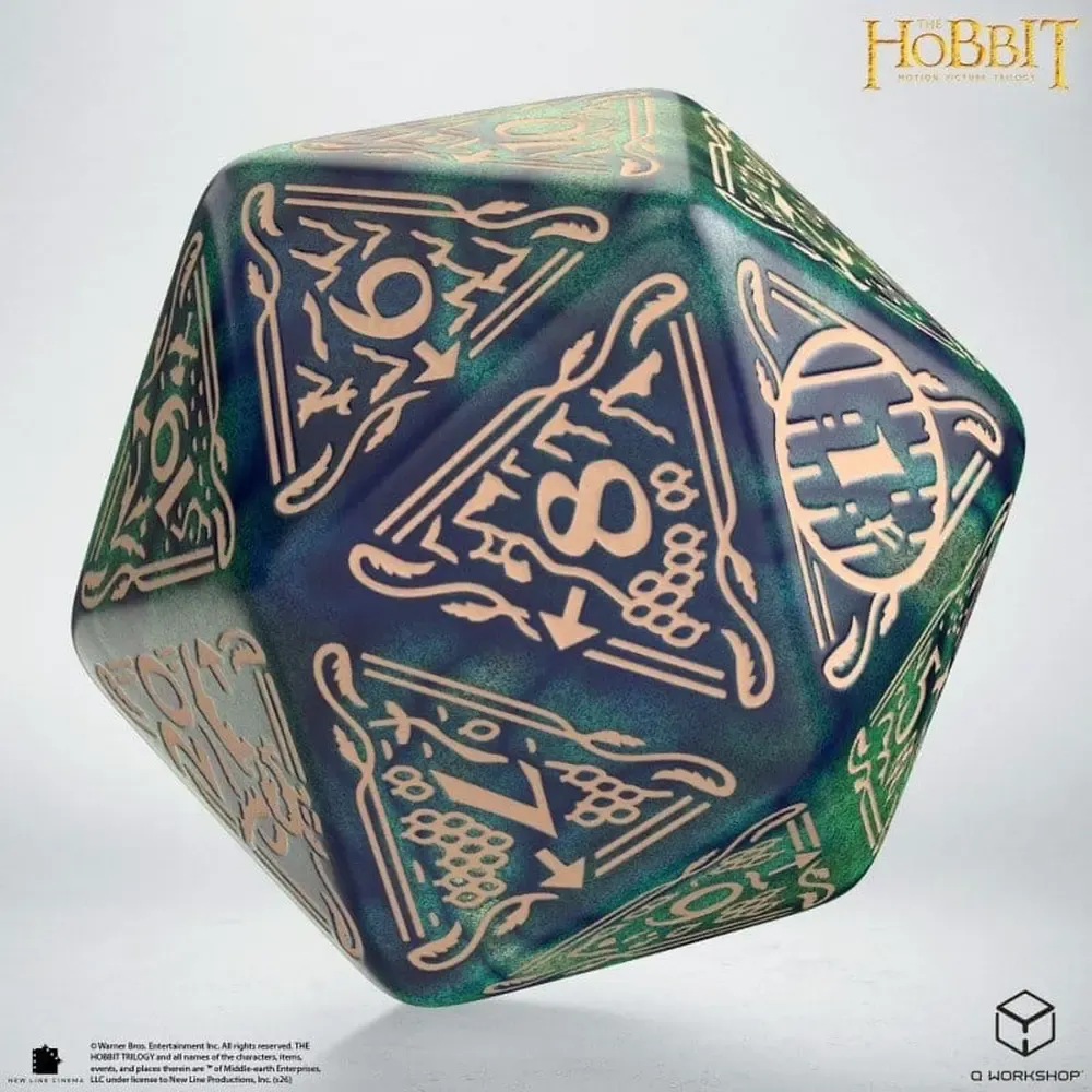 Der Hobbit Spindown Jumbo Würfel Tideborn TCG D20