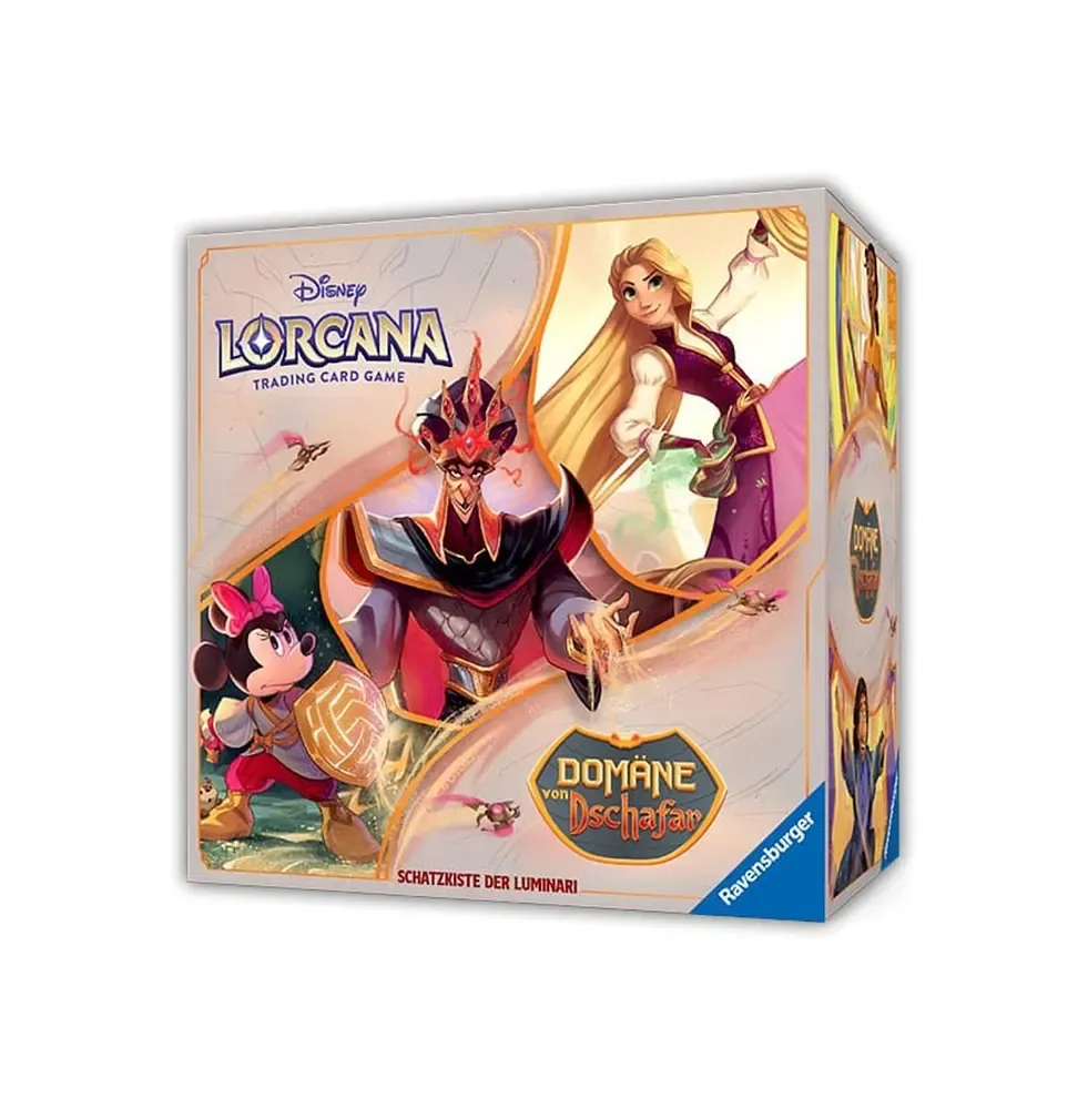 Disney Lorcana TCG Domäne von Dschafar Schatzkiste der Luminari *Deutsche Edition*